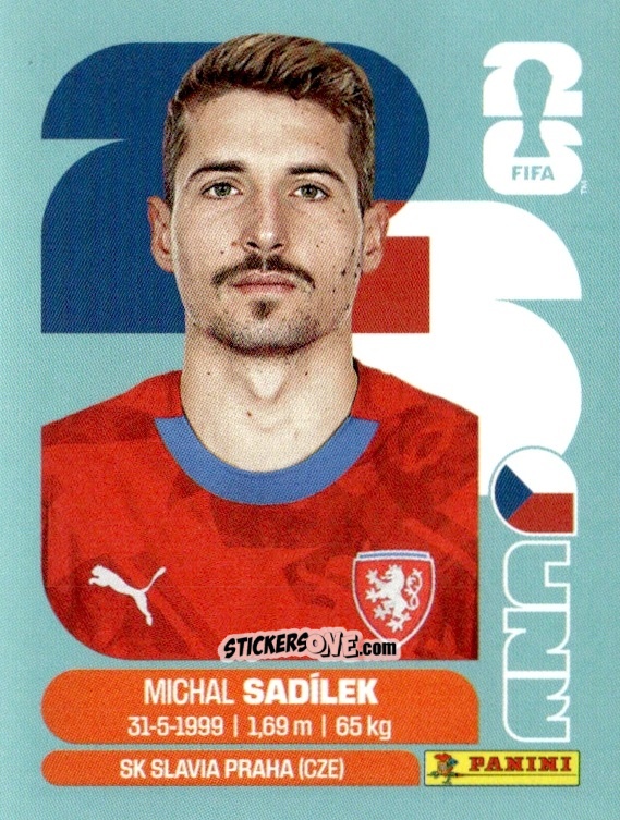 Cromo Michal Sadilek - Fifa World Cup 2026. Standard Edition n. CZE9 - Panini
