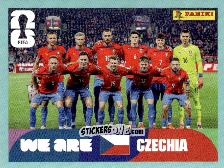 Cromo Team Photo - Fifa World Cup 2026. Standard Edition n. CZE13 - Panini