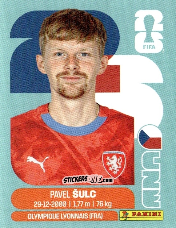 Cromo Pavel Sulc - Fifa World Cup 2026. Standard Edition n. CZE14 - Panini