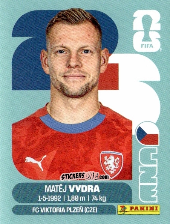 Sticker Matej Vydra - Fifa World Cup 2026. Standard Edition n. CZE15 - Panini