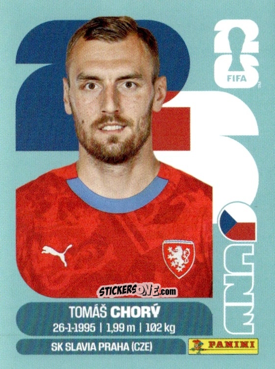 Sticker Tomas Chory - Fifa World Cup 2026. Standard Edition n. CZE17 - Panini