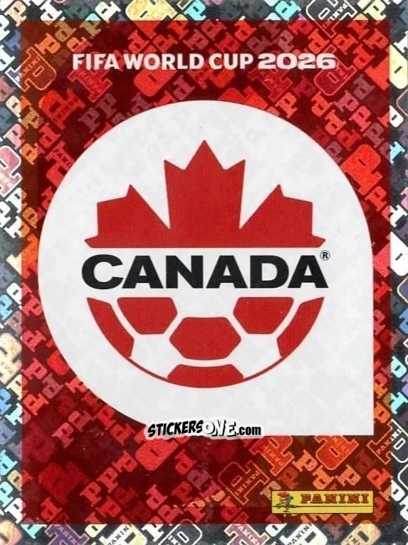 Cromo Emblem - Fifa World Cup 2026. Standard Edition n. CAN1 - Panini