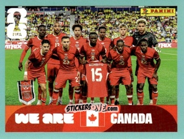 Sticker Team Photo - Fifa World Cup 2026. Standard Edition n. CAN13 - Panini