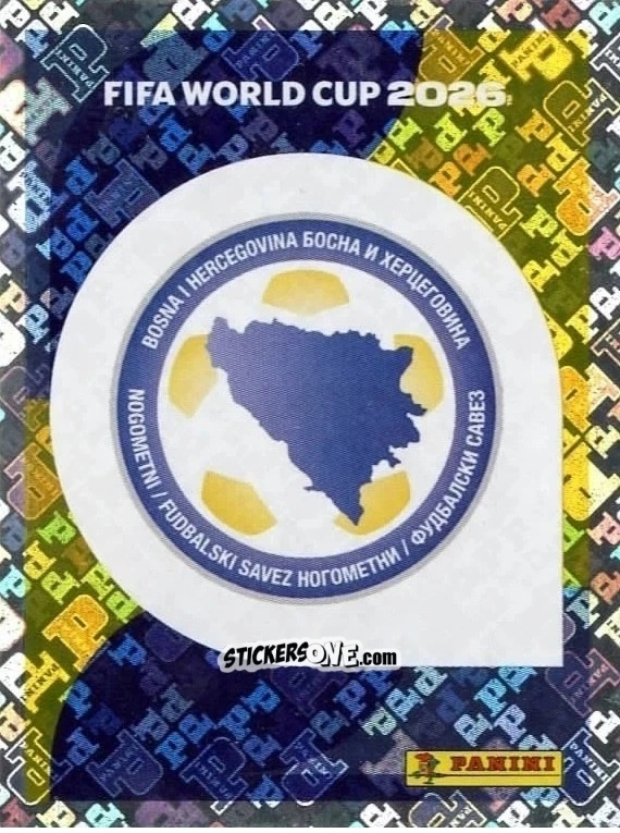Figurina Emblem - Fifa World Cup 2026. Standard Edition n. BIH1 - Panini
