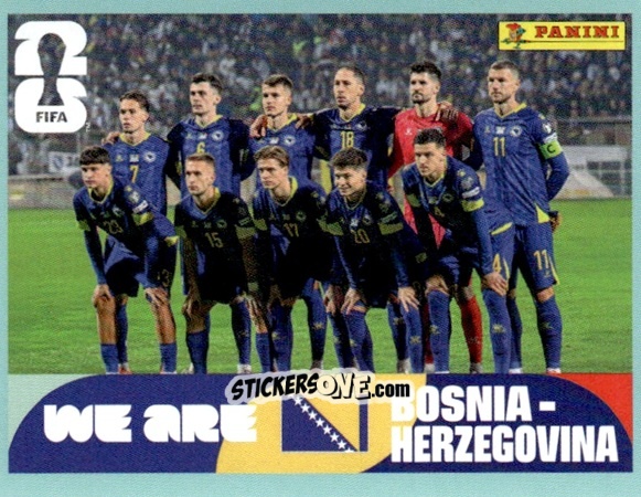 Figurina Team Photo - Fifa World Cup 2026. Standard Edition n. BIH13 - Panini