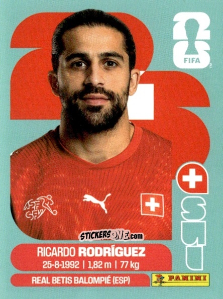 Cromo Ricardo Rodriguez - Fifa World Cup 2026. Standard Edition n. SUI5 - Panini