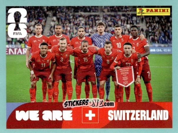 Sticker Team Photo - Fifa World Cup 2026. Standard Edition n. SUI13 - Panini