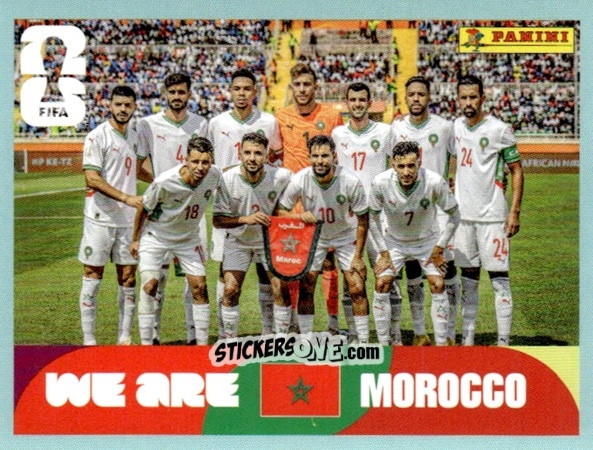 Cromo Team Photo - Fifa World Cup 2026. Standard Edition n. MAR13 - Panini