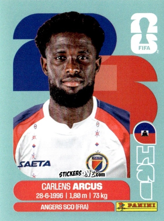 Cromo Carlens Arcus - Fifa World Cup 2026. Standard Edition n. HAI3 - Panini