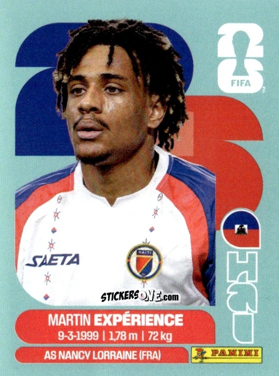 Figurina Martin Expérience - Fifa World Cup 2026. Standard Edition n. HAI4 - Panini