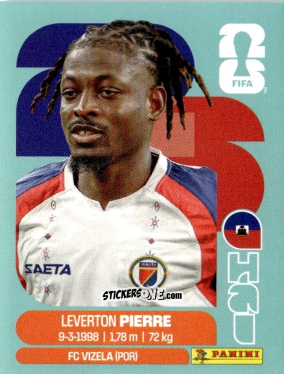 Figurina Leverton Pierre - Fifa World Cup 2026. Standard Edition n. HAI10 - Panini