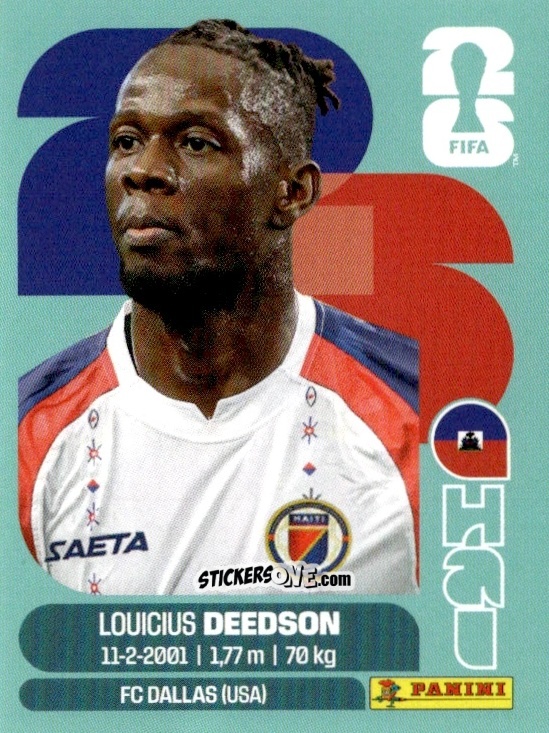 Figurina Louicius Don Deedson - Fifa World Cup 2026. Standard Edition n. HAI19 - Panini