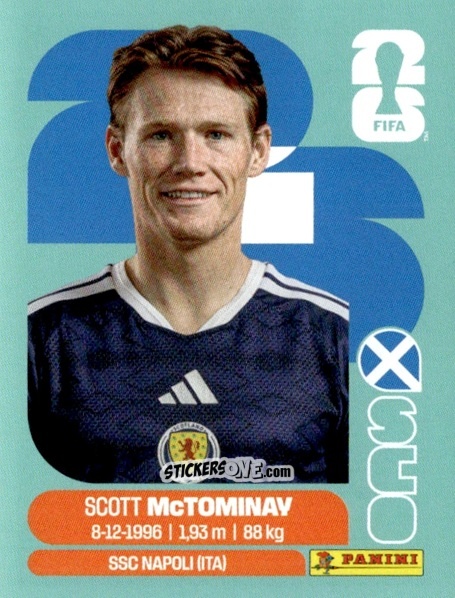 Cromo Scott McTominay - Fifa World Cup 2026. Standard Edition n. SCO11 - Panini