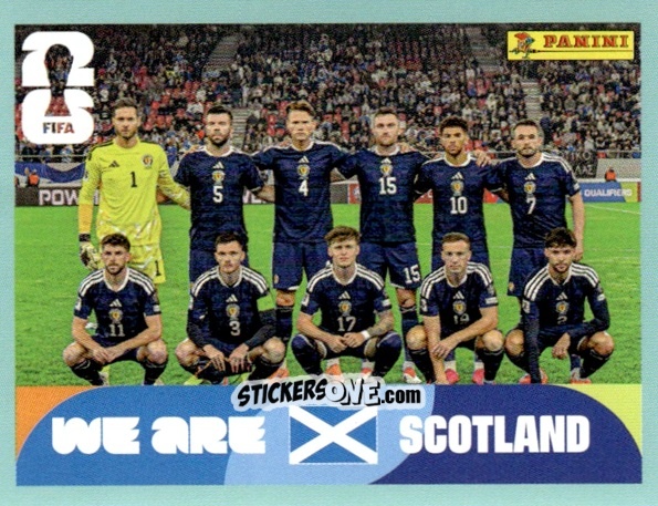 Figurina Team Photo - Fifa World Cup 2026. Standard Edition n. SCO13 - Panini