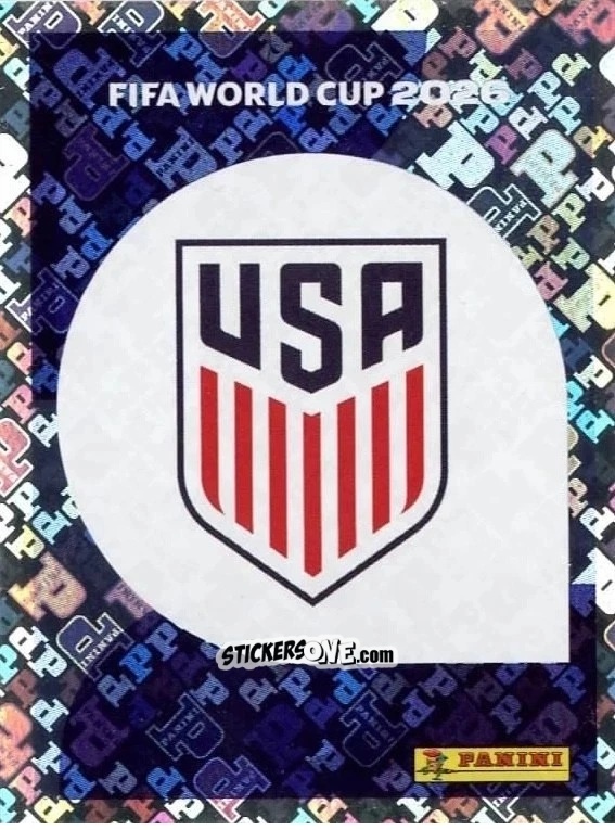 Sticker Emblem - Fifa World Cup 2026. Standard Edition n. USA1 - Panini