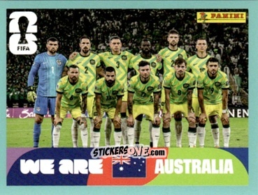 Sticker Team Photo - Fifa World Cup 2026. Standard Edition n. AUS13 - Panini