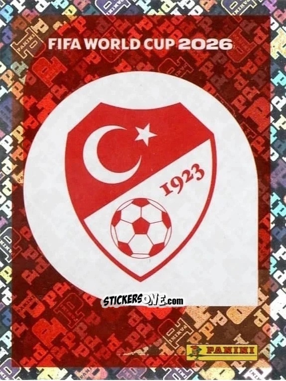 Figurina Emblem - Fifa World Cup 2026. Standard Edition n. TUR1 - Panini