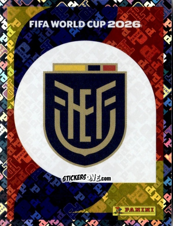 Sticker Emblem - Fifa World Cup 2026. Standard Edition n. ECU1 - Panini