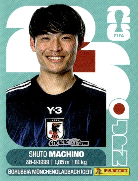 Cromo Shuto Machino - Fifa World Cup 2026. Standard Edition n. JPN17 - Panini