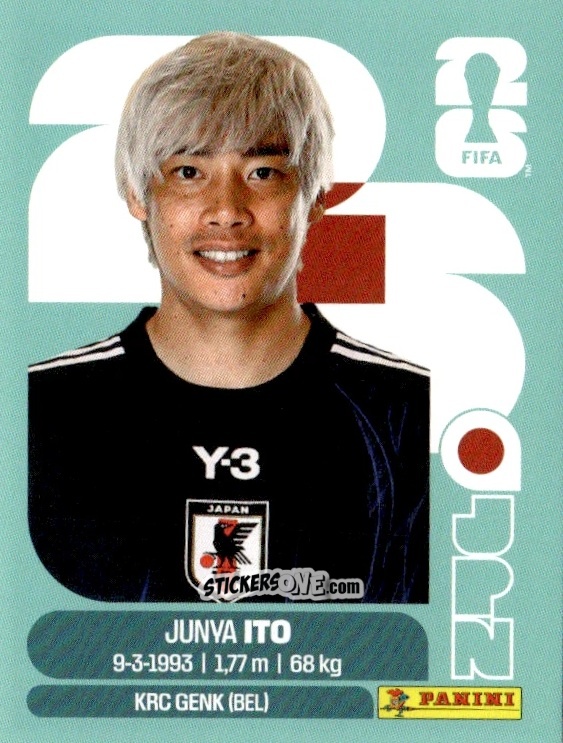 Figurina Junya Ito - Fifa World Cup 2026. Standard Edition n. JPN18 - Panini