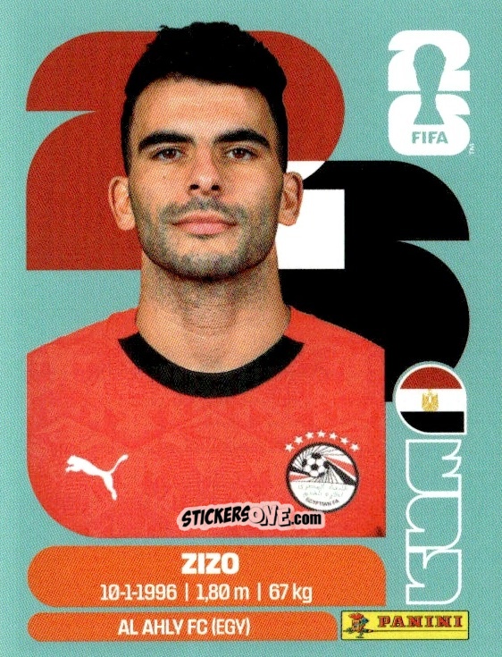 Sticker Zizo - Fifa World Cup 2026. Standard Edition n. EGY11 - Panini