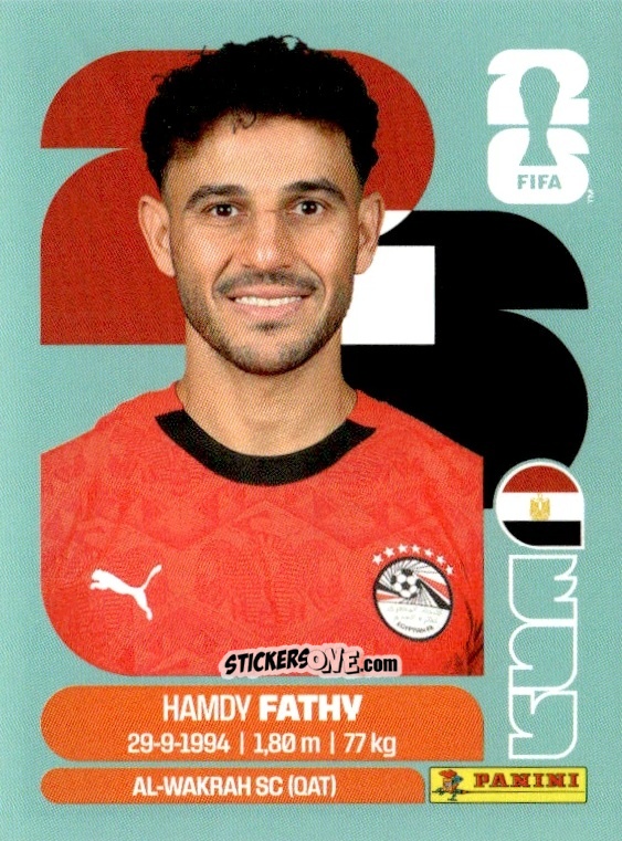 Cromo Hamdy Fathy - Fifa World Cup 2026. Standard Edition n. EGY12 - Panini