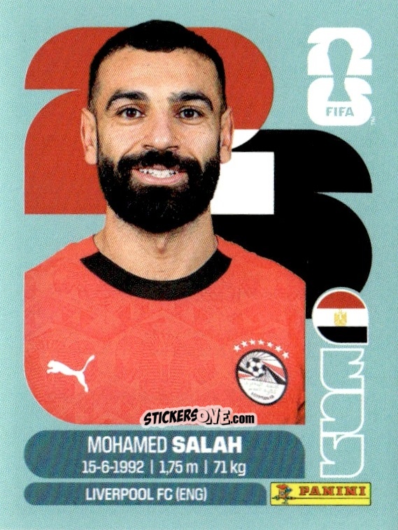 Sticker Mohamed Salah - Fifa World Cup 2026. Standard Edition n. EGY17 - Panini