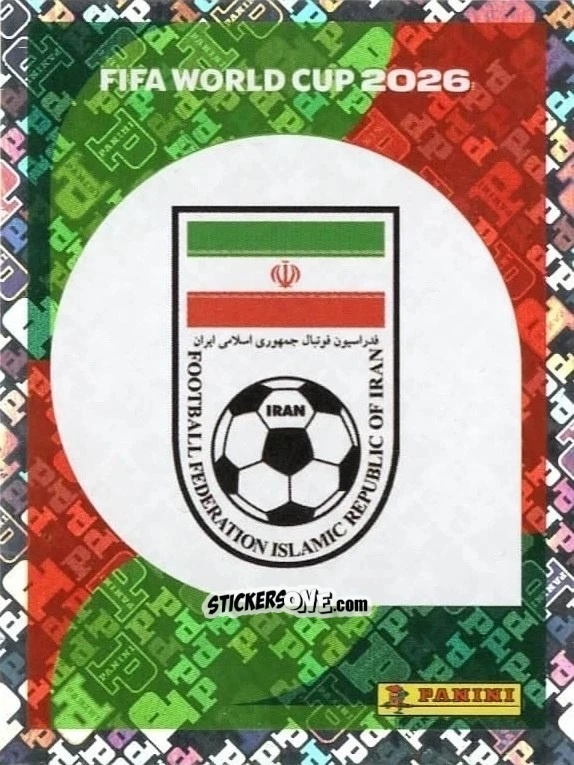 Cromo Emblem - Fifa World Cup 2026. Standard Edition n. IRN1 - Panini