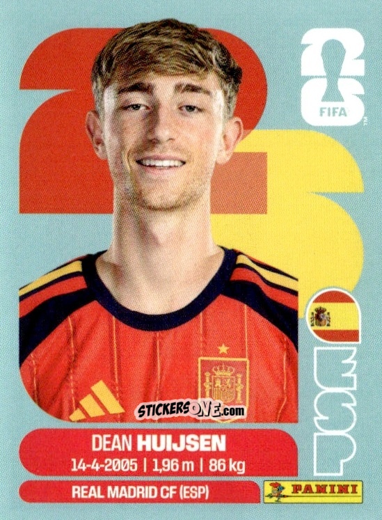 Cromo Dean Huijsen - Fifa World Cup 2026. Standard Edition n. ESP5 - Panini