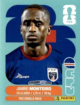 Cromo Jamiro Monteiro - Fifa World Cup 2026. Standard Edition n. CPV12 - Panini