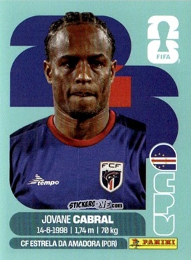 Cromo Jovane Cabral - Fifa World Cup 2026. Standard Edition n. CPV16 - Panini