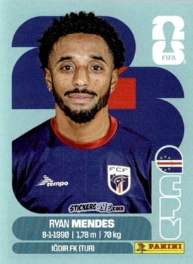 Cromo Ryan Mendes - Fifa World Cup 2026. Standard Edition n. CPV17 - Panini