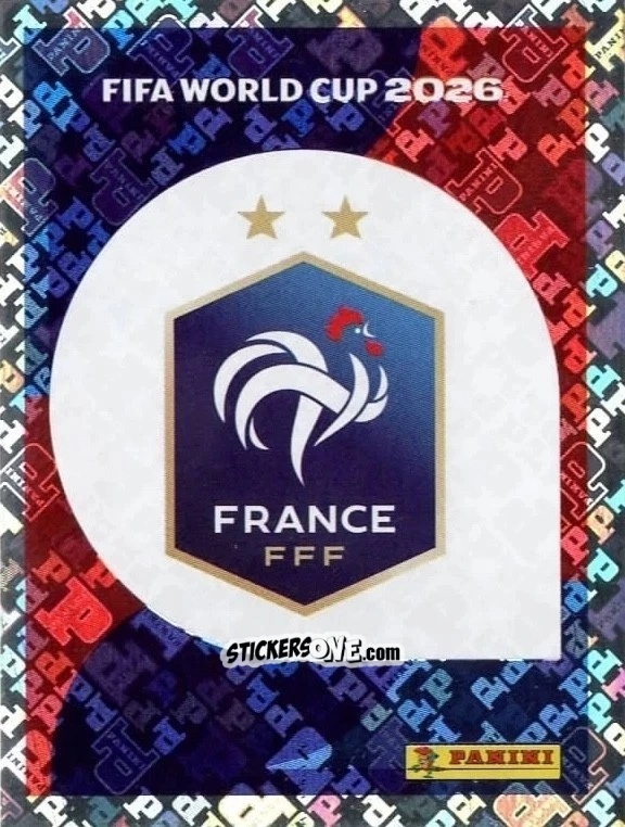 Sticker Emblem - Fifa World Cup 2026. Standard Edition n. FRA1 - Panini