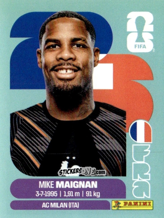 Cromo Mike Maignan - Fifa World Cup 2026. Standard Edition n. FRA2 - Panini