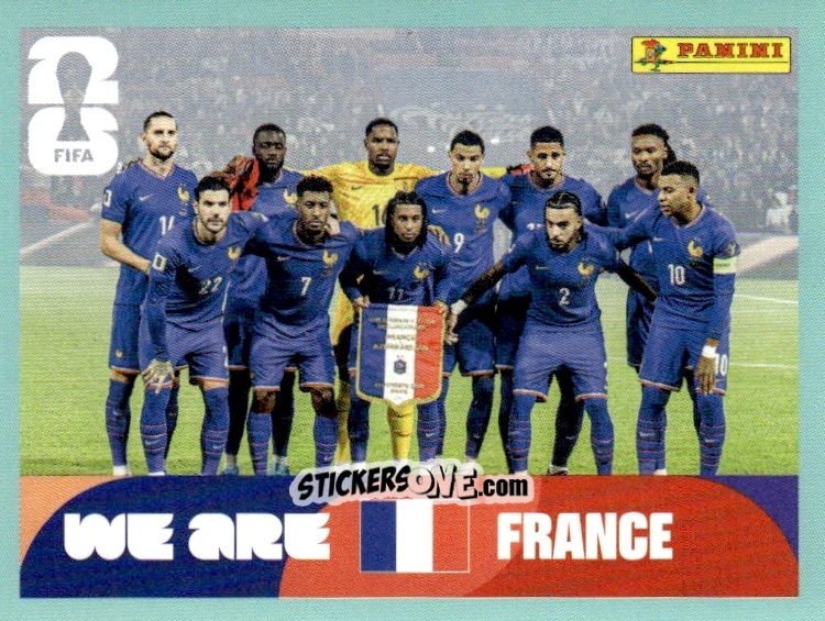 Cromo Team Photo - Fifa World Cup 2026. Standard Edition n. FRA13 - Panini