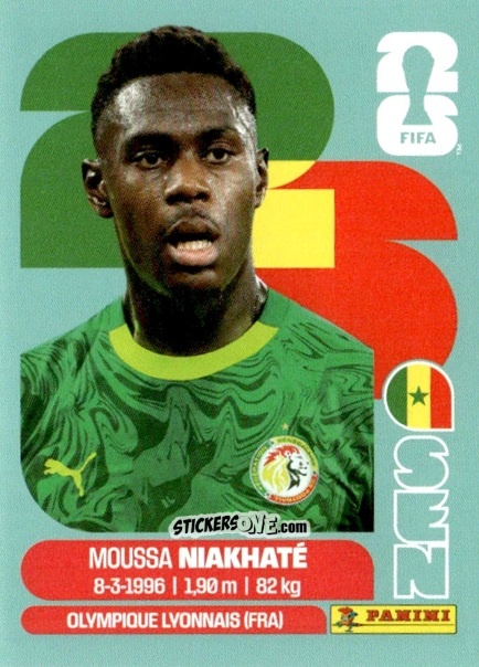 Cromo Moussa Niakhaté - Fifa World Cup 2026. Standard Edition n. SEN4 - Panini