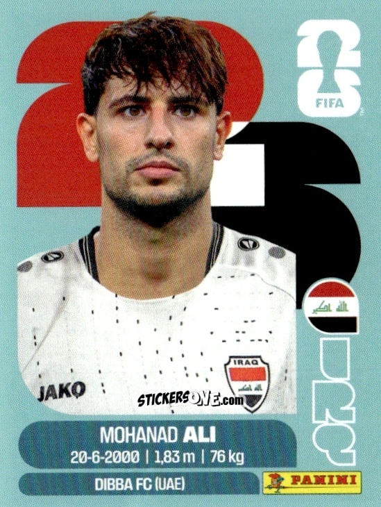 Sticker Mohanad Ali - Fifa World Cup 2026. Standard Edition n. IRQ20 - Panini