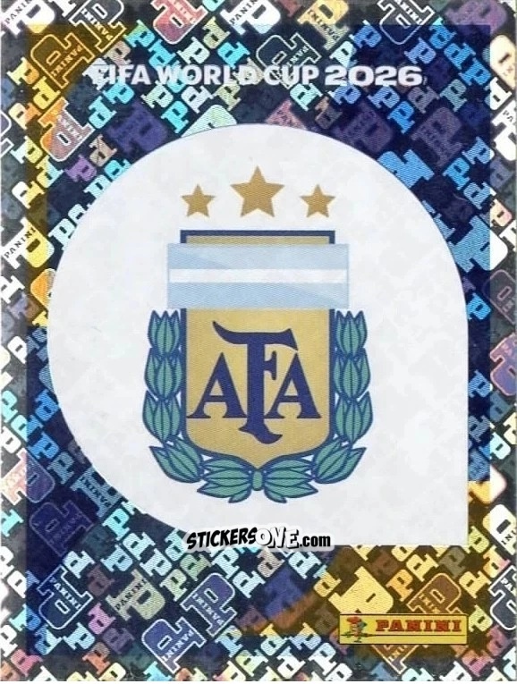 Figurina Emblem - Fifa World Cup 2026. Standard Edition n. ARG1 - Panini