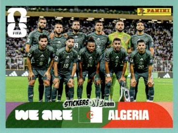 Sticker Team Photo - Fifa World Cup 2026. Standard Edition n. ALG13 - Panini