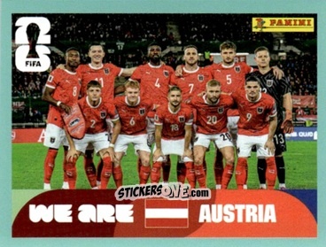 Sticker Team Photo - Fifa World Cup 2026. Standard Edition n. AUT13 - Panini