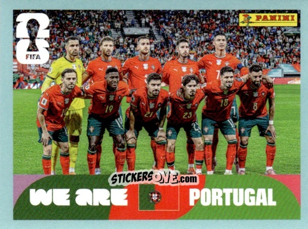 Figurina Team Photo - Fifa World Cup 2026. Standard Edition n. POR13 - Panini