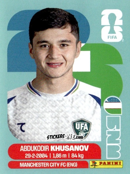 Sticker Abdukodir Khusanov