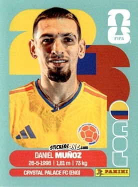 Figurina Daniel Munoz - Fifa World Cup 2026. Standard Edition n. COL6 - Panini