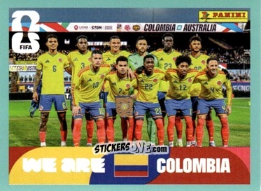 Sticker Team Photo - Fifa World Cup 2026. Standard Edition n. COL13 - Panini