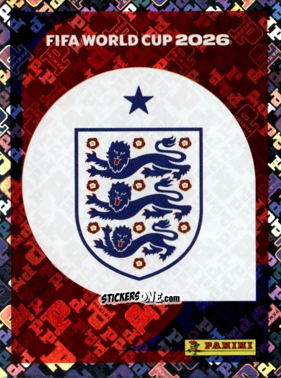 Figurina Emblem - Fifa World Cup 2026. Standard Edition n. ENG1 - Panini