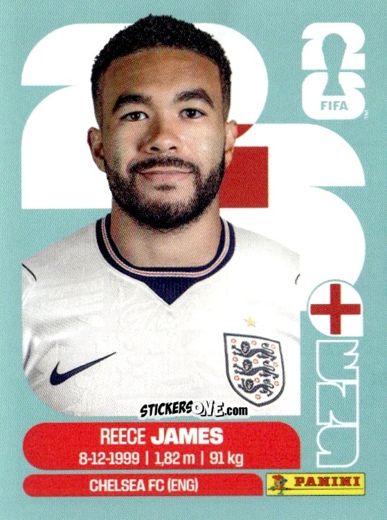 Sticker Reece James - Fifa World Cup 2026. Standard Edition n. ENG7 - Panini