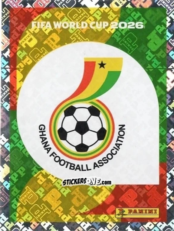 Cromo Emblem - Fifa World Cup 2026. Standard Edition n. GHA1 - Panini
