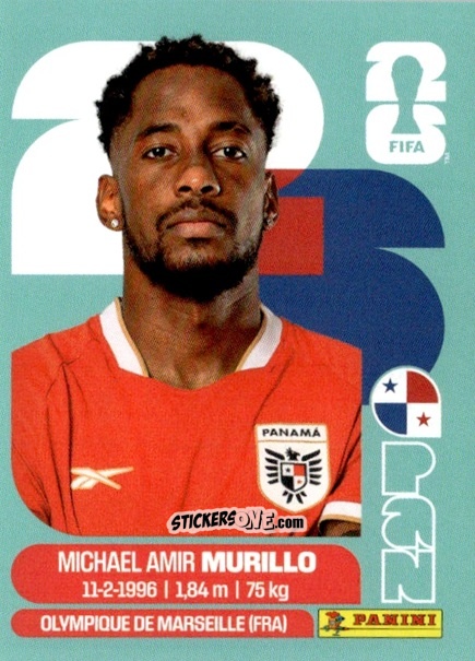 Figurina Michael Amir Murillo - Fifa World Cup 2026. Standard Edition n. PAN6 - Panini