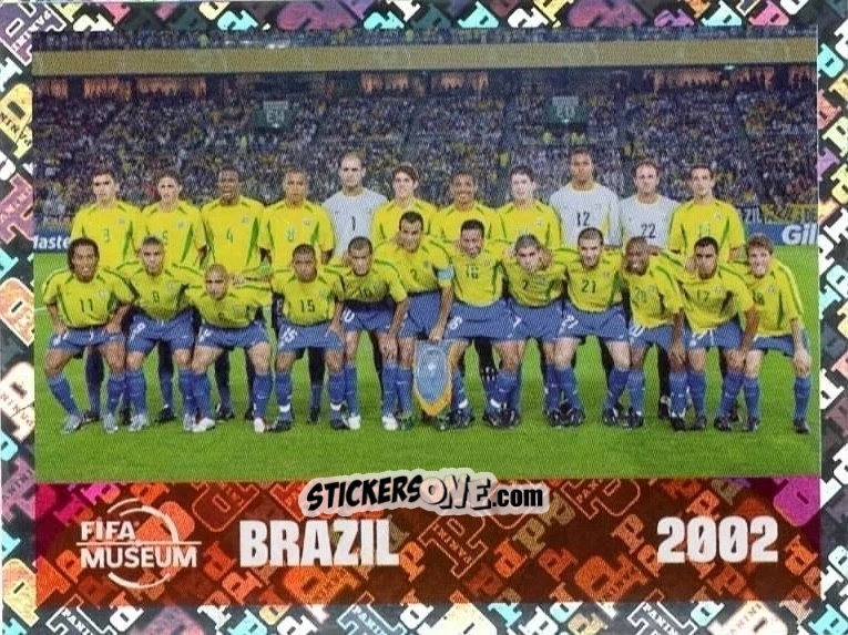 Figurina Brazil 2002 - Fifa World Cup 2026. Standard Edition n. FWC16 - Panini