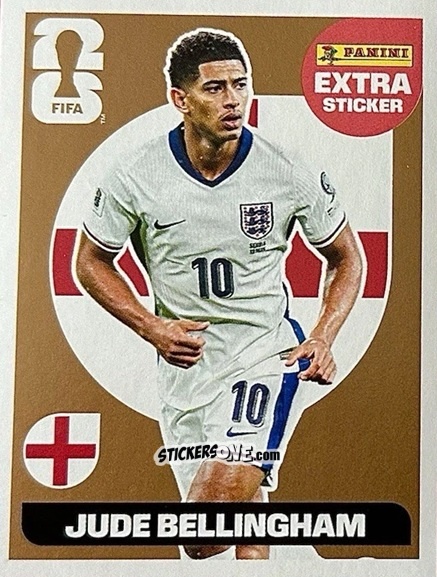 Figurina Jude Bellingham - Fifa World Cup 2026. Standard Edition n. JB - Panini